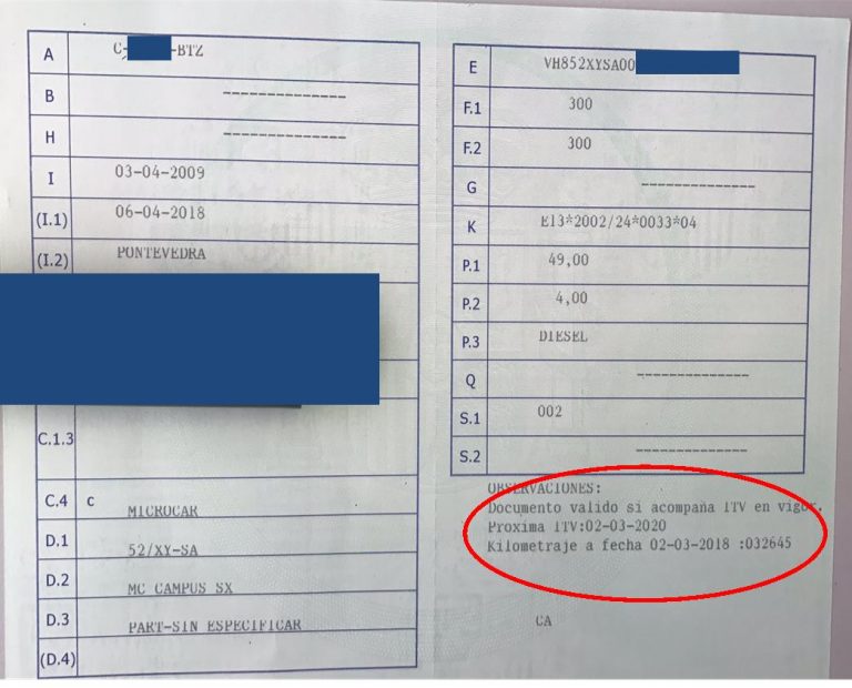 LOS COCHES SIN CARNET Y LA ITV - Tu Coche Sin Carnet